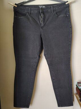 Women's 'Time and Tru' High Rise Skinny Jeans Size 16 Petite